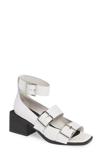 Women's Jeffrey Campbell Aspinal Ankle Strap Sandal M - White
