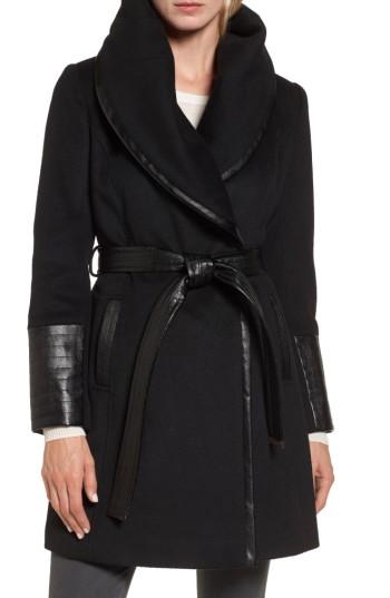 Women's Via Spiga Wool Blend Coat