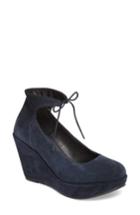 Women's Cordani Remo Ankle Tie Platform Wedge .5us / 35eu - Blue