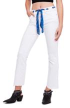 Women's Free People Belt Our Crop Bootcut Jeans - Ivory