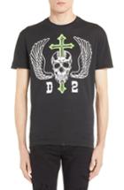 Men's Dsquared2 Skull Graphic T-shirt - Black