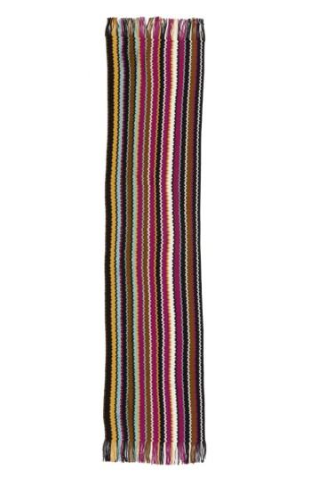 Women's Missoni Fringe Scarf, Size - Brown