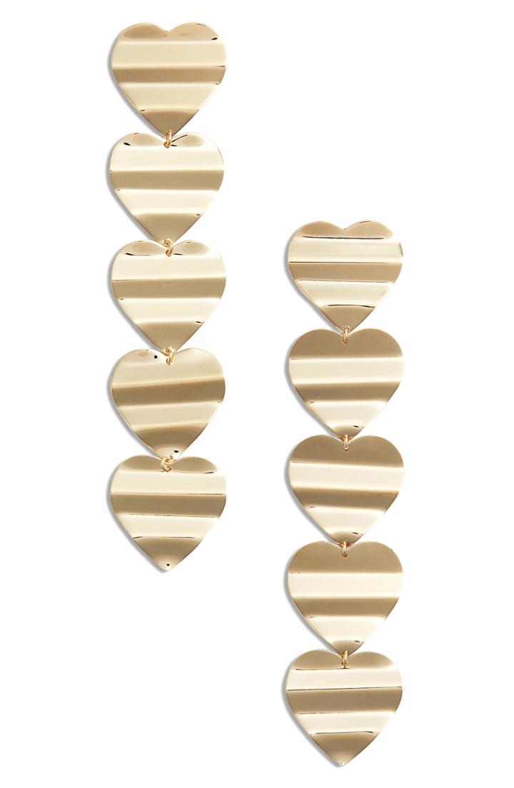 Women's Jennifer Zeuner Llana Heart Drop Earrings