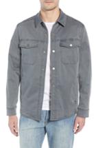 Men's Tommy Bahama Boracay Fit Shirt Jacket, Size Small - Grey
