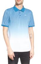 Men's Nike Sb Dip Dye Dry Pique Polo - Blue