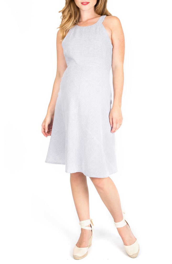 Women's Nom Maternity Molly Stripe Maternity Sundress