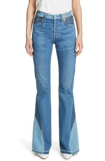 Women's Jean Atelier Janis High Rise Flare Jeans - Blue
