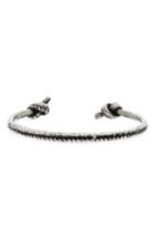 Men's Eleventy Silver Cuff Bracelet
