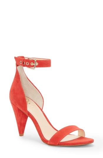Women's Vince Camuto Cashane Sandal M - Red