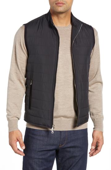Men's Peter Millar Collection All Weather Vest - Blue/green