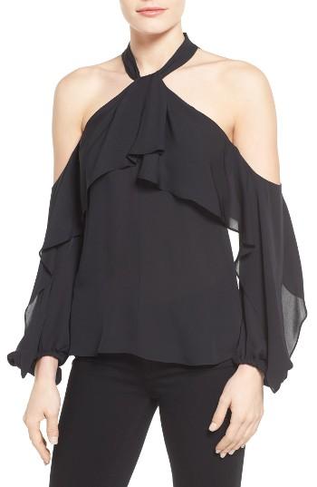 Women's Kobi Halperin Adrienne Cold Shoulder Silk Blouse