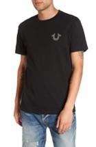 Men's True Religion Silver Buddha T-shirt, Size - Black