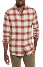 Men's Ag Colton Plaid Slim Fit Sport Shirt - Red