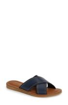 Women's Tuscany By Easy Street Evelina Slide Sandal .5 M - Blue