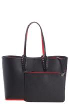 Christian Louboutin Small Cabata Calfskin Leather Tote - Black