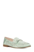 Women's Nine West Westoy Studded Loafer M - Green