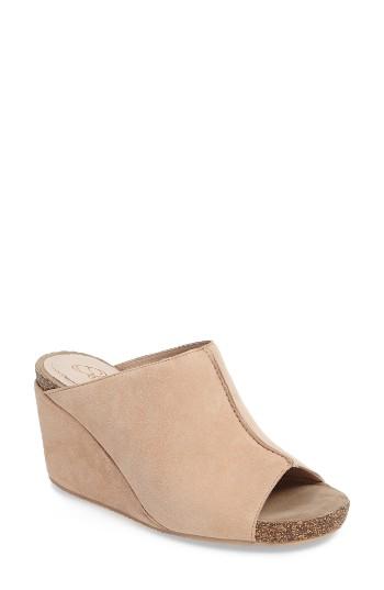 Women's Sudini 'bailey' Suede Wedge M - Beige