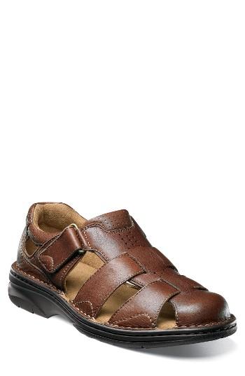 Men's Florsheim Getaway Fisherman Sandal D - Brown