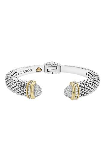 Women's Lagos Caviar Diamond Wrist Cuff