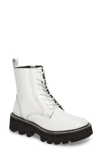 Women's Jeffrey Campbell Agira Lug Boot M - White