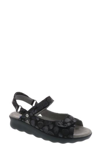 Women's Wolky Pichu Quarter Strap Sandal .5-10us / 41eu - Black