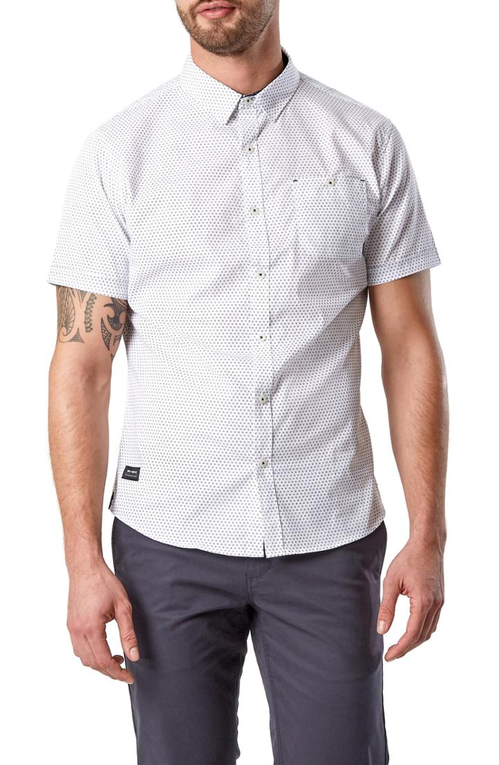 Men's 7 Diamonds Suavecito Slim Fit Sport Shirt - White