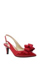 Women's J. Renee Gabino Slingback Pump .5 B - Red