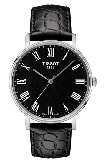 Women's Tissot Everytime Classic Leather Strap Watch, 38mm