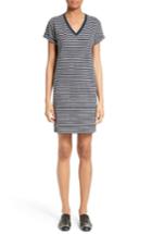 Women's T By Alexander Wang Stripe T-shirt Dress - Blue