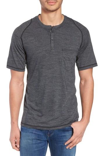 Men's Smartwool Everyday Exploration Short Sleeve Henley - Grey