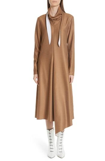 Women's Tibi Bandana Neck Dress - Brown
