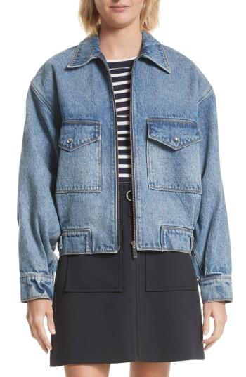 Women's Grey Jason Wu Denim Jacket
