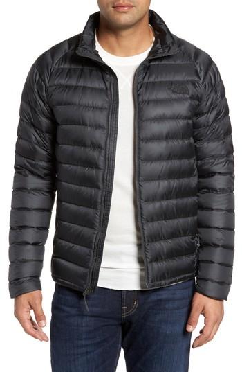 Men's The North Face Trevail Water Repellent Packable Down Jacket, Size - Grey