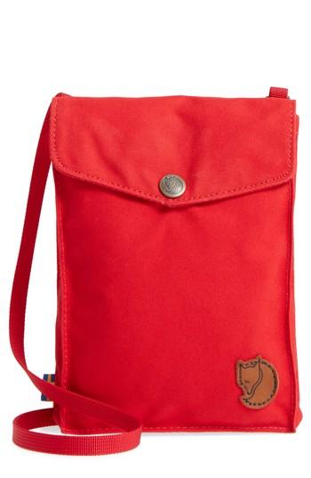 Fjallraven Pocket Crossbody Bag - Red