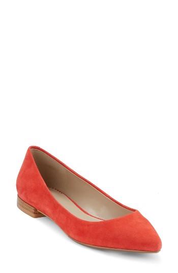 Women's G.h. Bass & Co. Kayla Pointy Toe Flat M - Orange