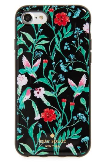 Kate Spade New York Jeweled Jardin Iphone 7 & 7 Case - Black