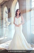 Women's Sareh Nouri Olga Mikado Trumpet Gown, Size In Store Only - Ivory