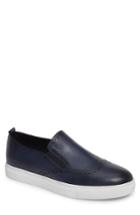 Men's Zanzara Bacher Wingtip Slip-on Sneaker .5 M - Blue