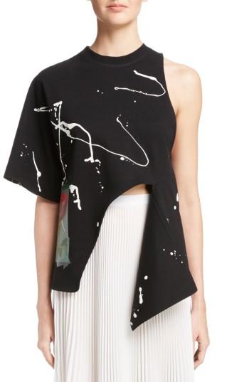 Women's Proenza Schouler Asymmetrical Print Top