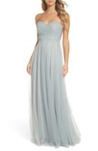 Women's Jenny Yoo Julia Convertible Soft Tulle Gown - Burgundy