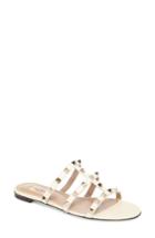 Women's Valentino Garavani Rockstud Slide Sandal .5us / 35.5eu - Ivory