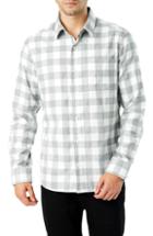 Men's 7 Diamonds Sparrow Trim Fit Flannel Shirt - Grey