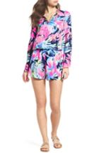 Women's Lilly Pulitzer Ariele Floral Romper - Blue