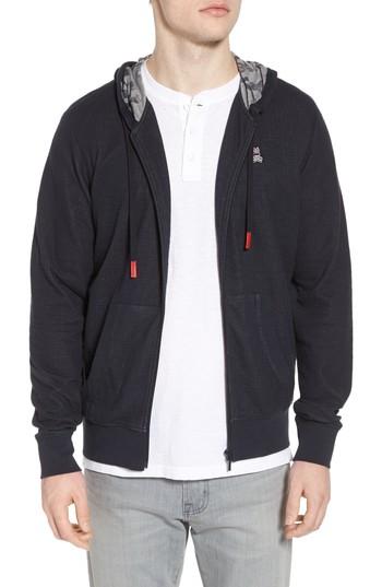 Men's Psycho Bunny Double Face Hoodie (s) - Blue