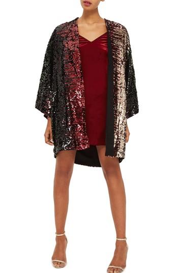 Women's Topshop Calypso Sequin Kimono