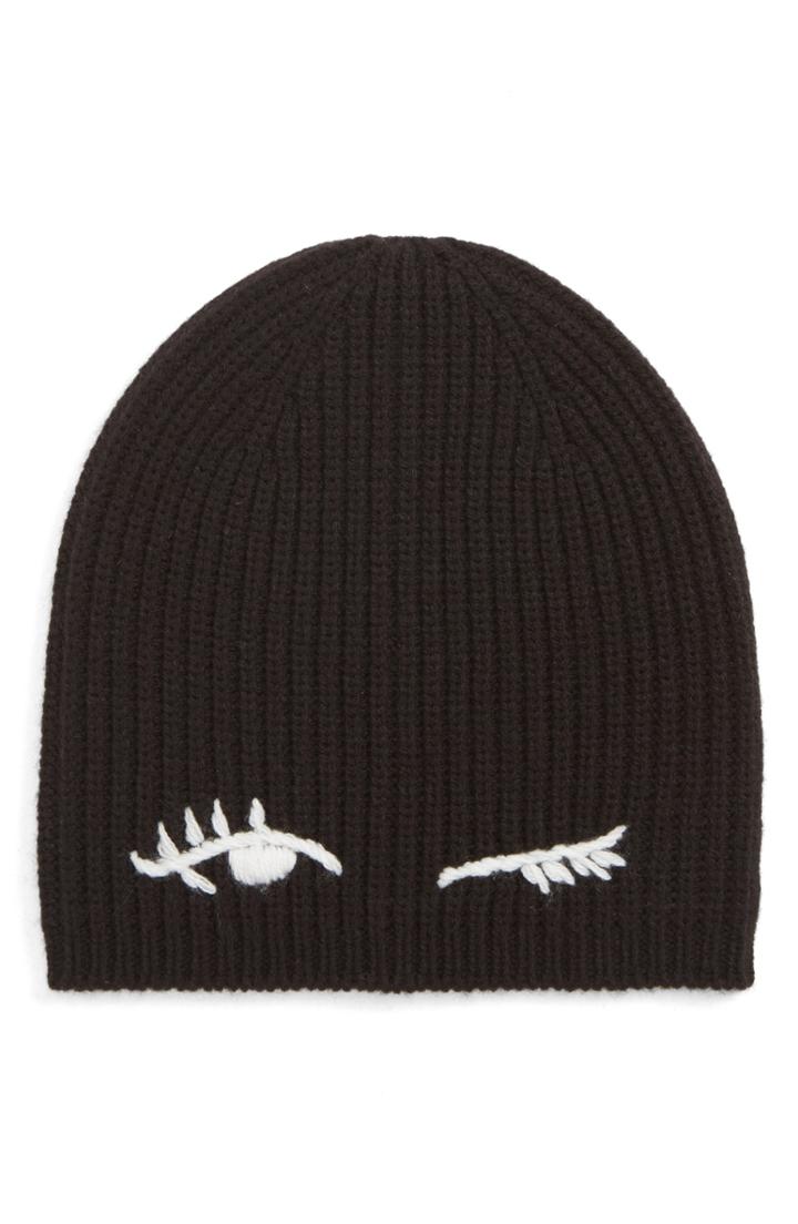 Women's Kate Spade New York Winking Beanie - Black