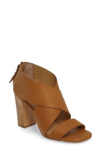 Women's Splendid Danett Cross Strap Sandal M - Brown