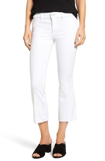 Women's Dl1961 Lara Crop Flare Jeans - White