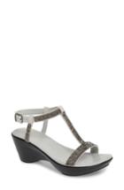 Women's Athena Alexandar Karinya Embellished Strappy Wedge Sandal M - Grey