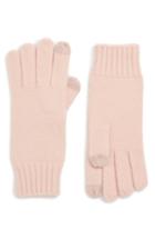 Women's Nordstrom Knit Tech Gloves, Size - Pink